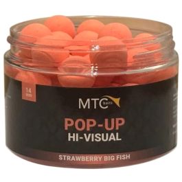 MTC Baits Strawberry Big Fish Hi-Visual Pop Ups