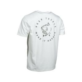 Nash Make It Happen Carp Logo T-Shirt - Ecru