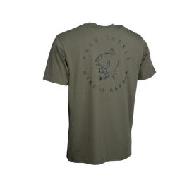 Nash Make It Happen Carp Logo T-Shirt - Green
