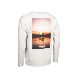 Nash Make It Happen Sunset Long Sleeve T-Shirt - Ecru