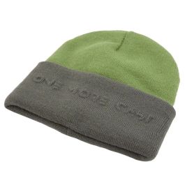 OMC Yeadon Embossed Green Beanie