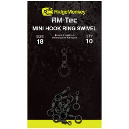 RidgeMonkey RM-Tec Mini Hook Ring Swivel