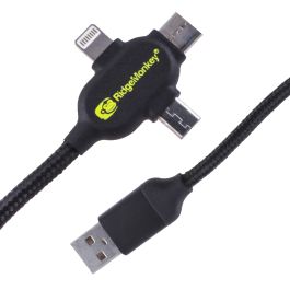 RidgeMonkey USB-A to Multi Out Cable 1m