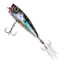 Salmo Rattlin Pop Floating Lure Clear Holo Smelt