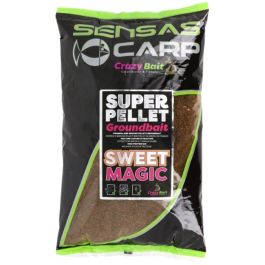 Sensas Crazy Bait Super Pellet Groundbait Sweet Magic 1kg