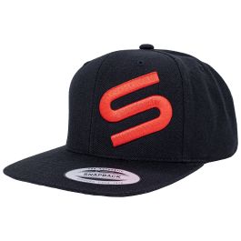 Sonik Black Snap Back Icon Fishing Cap