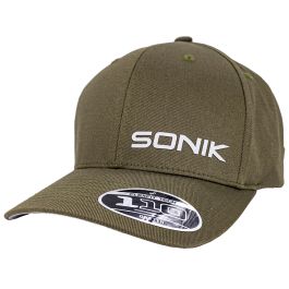 Sonik Flexfit Olive Fishing Cap