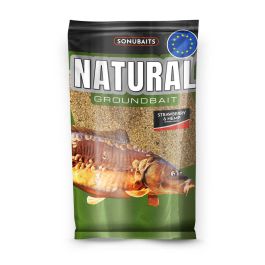 Sonubaits Natural Groundbait Strawberry & Hemp 1kg