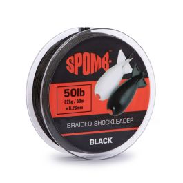 Spomb Braided Shockleader 50m - Black
